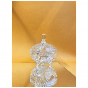 Okrągła bomboniera na drobiazgi